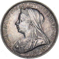 1901 Florin - Victoria British Silver Coin - Superb