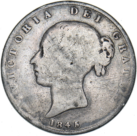 1845 Halfcrown - Victoria British Silver Coin