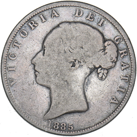 1885 Halfcrown - Victoria British Silver Coin