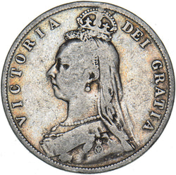 1888 Halfcrown - Victoria British Silver Coin