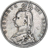 1889 Halfcrown - Victoria British Silver Coin