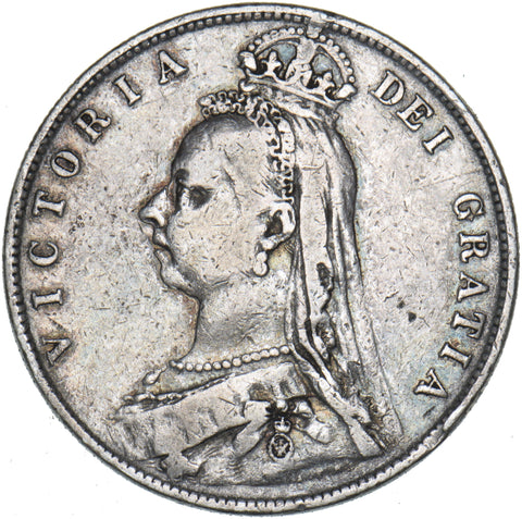 1889 Halfcrown - Victoria British Silver Coin