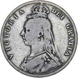 1889 Halfcrown - Victoria British Silver Coin