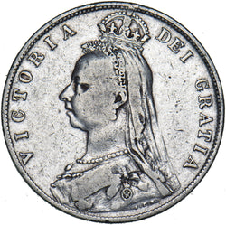 1892 Halfcrown - Victoria British Silver Coin