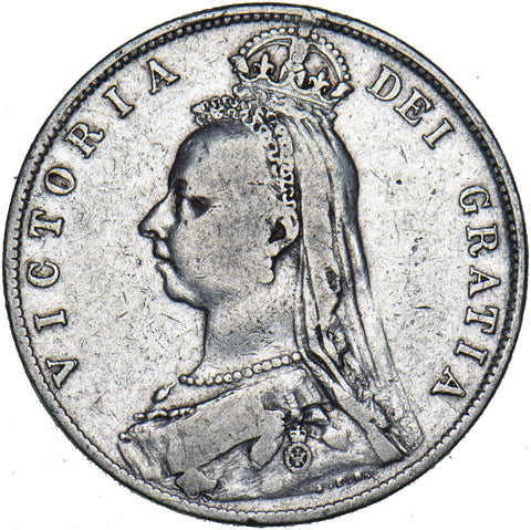 1892 Halfcrown - Victoria British Silver Coin