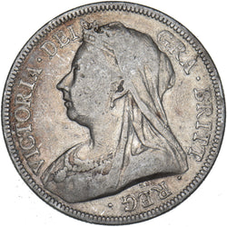 1893 Halfcrown - Victoria British Silver Coin