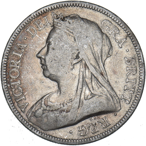 1893 Halfcrown - Victoria British Silver Coin
