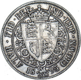 1895 Halfcrown - Victoria British Silver Coin