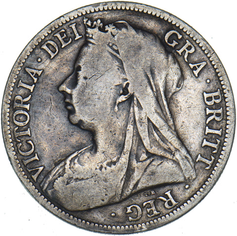 1896 Halfcrown - Victoria British Silver Coin
