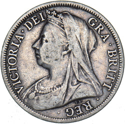 1899 Halfcrown - Victoria British Silver Coin