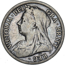 1899 Halfcrown - Victoria British Silver Coin