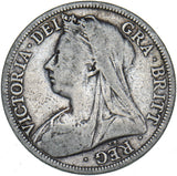1900 Halfcrown - Victoria British Silver Coin