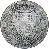 1900 Halfcrown - Victoria British Silver Coin