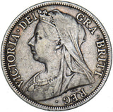1901 Halfcrown - Victoria British Silver Coin