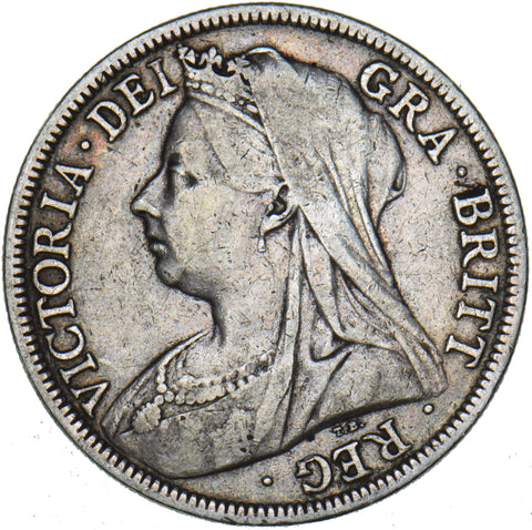 1901 Halfcrown - Victoria British Silver Coin