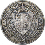 1901 Halfcrown - Victoria British Silver Coin