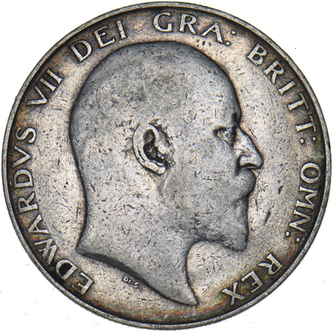 1902 Halfcrown - Edward VII British Silver Coin