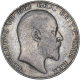 1909 Halfcrown - Edward VII British Silver Coin