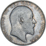 1909 Halfcrown - Edward VII British Silver Coin