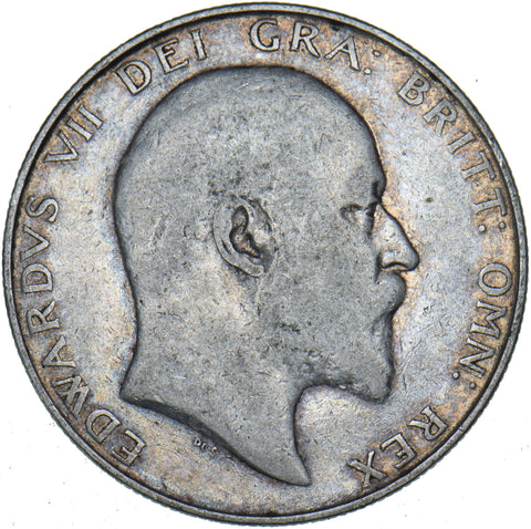 1909 Halfcrown - Edward VII British Silver Coin