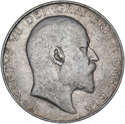 1910 Halfcrown - Edward VII British Silver Coin