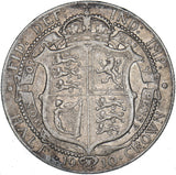 1910 Halfcrown - Edward VII British Silver Coin