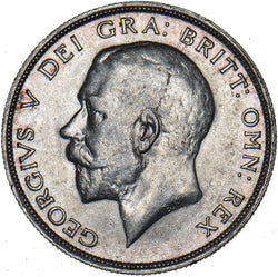 1914 Halfcrown - George V British Silver Coin - Nice