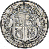 1914 Halfcrown - George V British Silver Coin - Nice