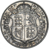 1915 Halfcrown - George V British Silver Coin - Nice