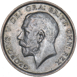 1916 Halfcrown - George V British Silver Coin - Nice