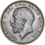 1916 Halfcrown - George V British Silver Coin - Nice