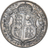 1916 Halfcrown - George V British Silver Coin - Nice