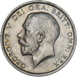 1916 Halfcrown - George V British Silver Coin - Nice