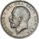 1916 Halfcrown - George V British Silver Coin - Nice