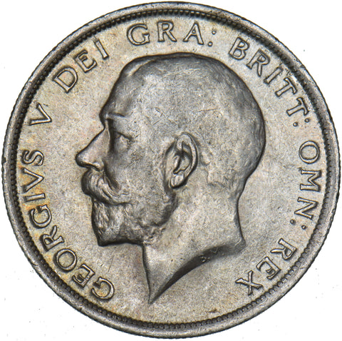 1916 Halfcrown - George V British Silver Coin - Nice