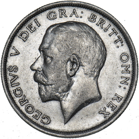 1916 Halfcrown - George V British Silver Coin - Nice