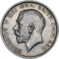 1917 Halfcrown - George V British Silver Coin - Nice