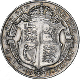 1917 Halfcrown - George V British Silver Coin - Nice