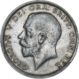 1917 Halfcrown - George V British Silver Coin - Nice