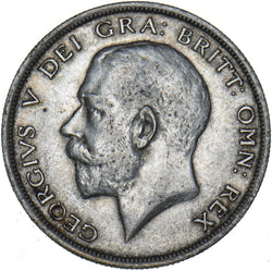 1918 Halfcrown - George V British Silver Coin - Nice
