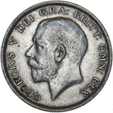 1918 Halfcrown - George V British Silver Coin - Nice
