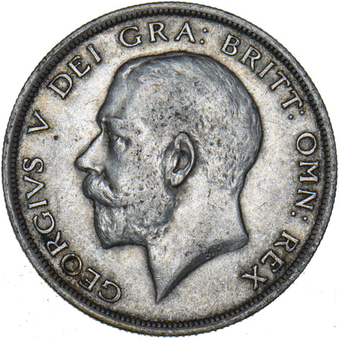 1918 Halfcrown - George V British Silver Coin - Nice