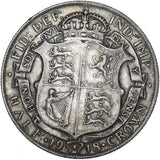 1918 Halfcrown - George V British Silver Coin - Nice