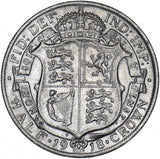 1918 Halfcrown - George V British Silver Coin - Nice