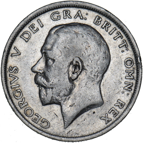1919 Halfcrown - George V British Silver Coin - Nice