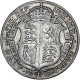 1919 Halfcrown - George V British Silver Coin - Nice