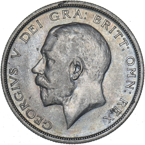 1920 Halfcrown - George V British Silver Coin - Nice