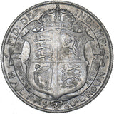 1920 Halfcrown - George V British Silver Coin - Nice