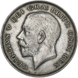 1922 Halfcrown - George V British Silver Coin - Nice