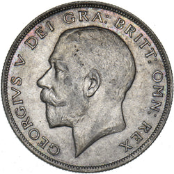 1923 Halfcrown - George V British Silver Coin - Nice